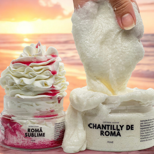Kit Manteiga e Esfoliante Corporal Chantilly de Roma