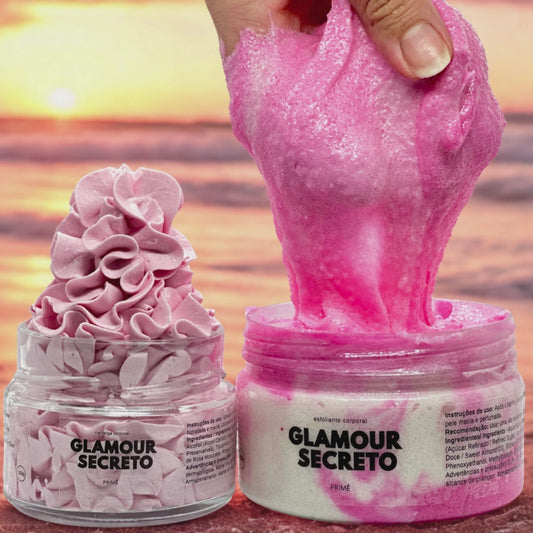 Kit Manteiga e Esfoliante Corporal Glamour Secreto